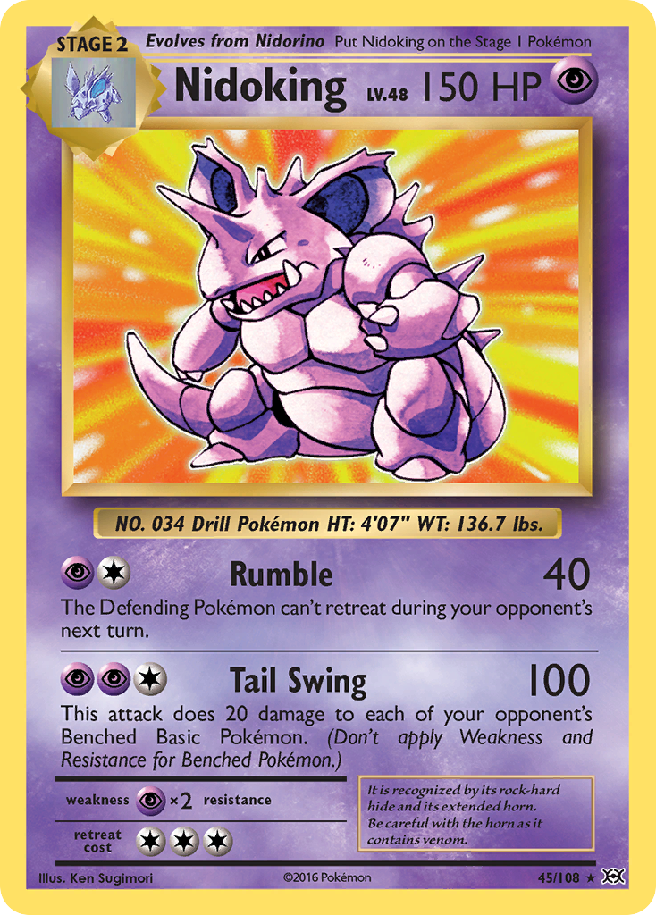 Nidoking (45/108) [XY: Evolutions] | North of Exile Games