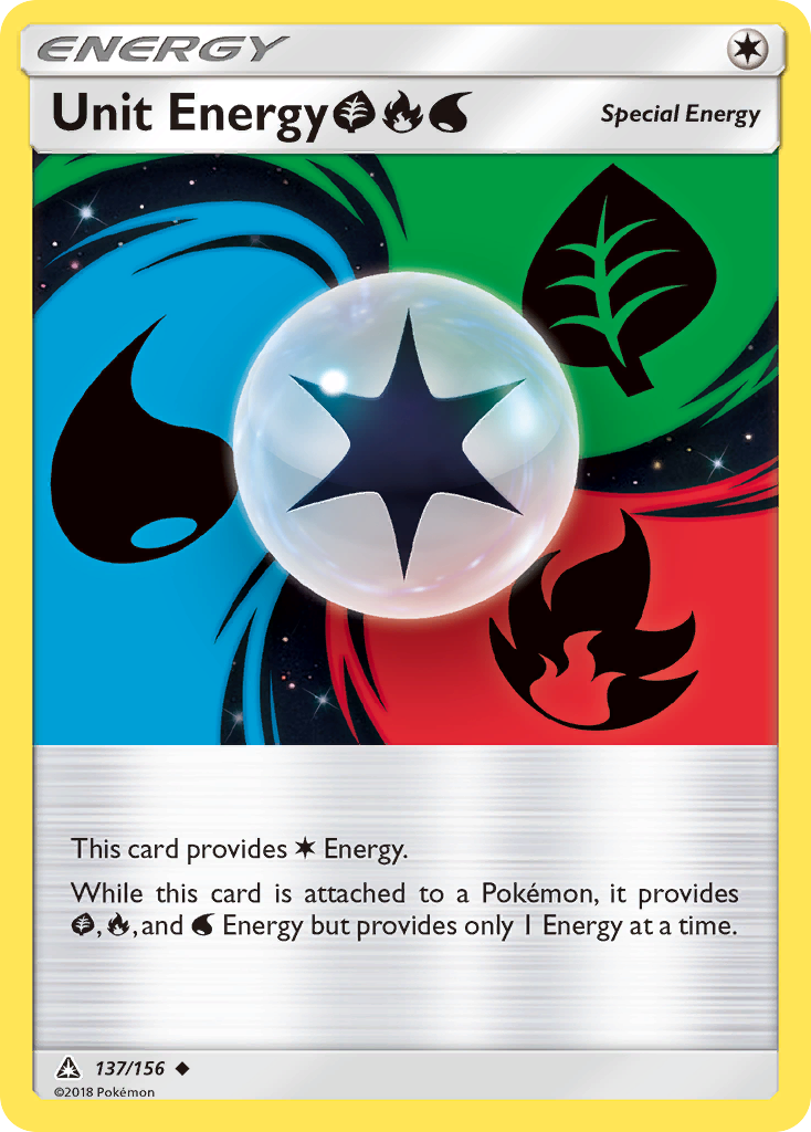 Unit Energy (137/156) (Grass, Fire, Water) [Sun & Moon: Ultra Prism] | North of Exile Games