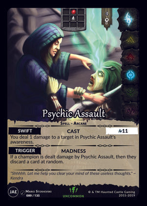 Psychic Assault (JAE,  89/135) | North of Exile Games