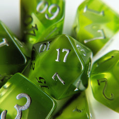 Little Dragon Corp: - Birthday Dice: August - Peridot | North of Exile Games
