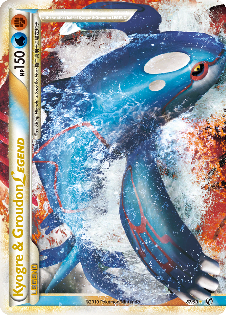 Kyogre & Groudon LEGEND (87/90) [HeartGold & SoulSilver: Undaunted] | North of Exile Games