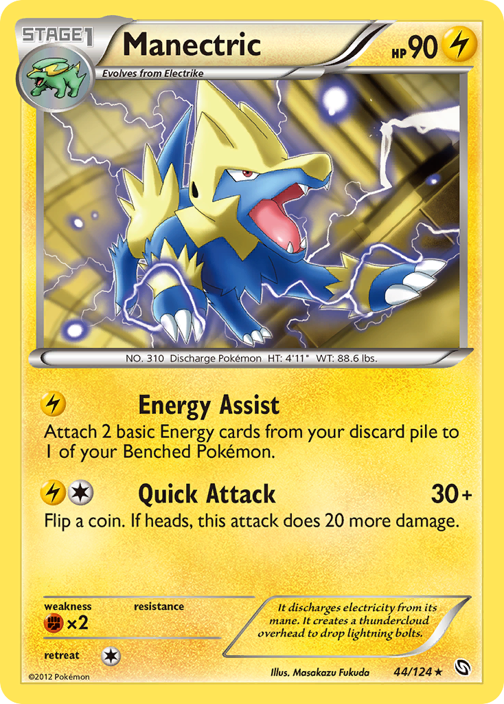 Manectric (44/124) [Black & White: Dragons Exalted] | North of Exile Games