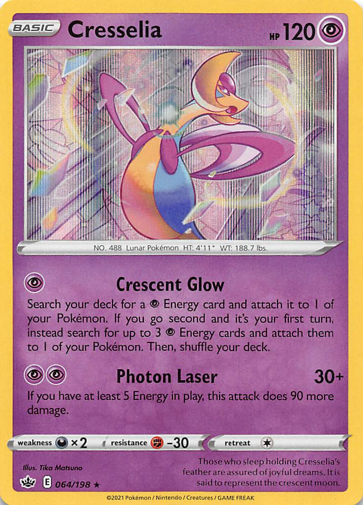 Cresselia (064/198) [Sword & Shield: Chilling Reign] | North of Exile Games