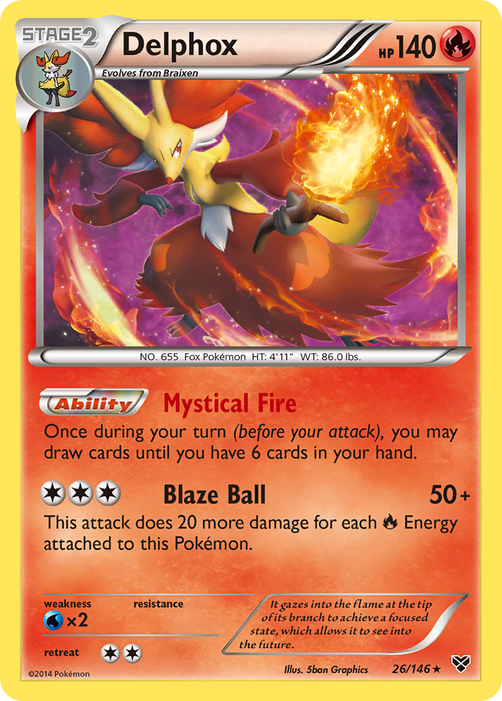Delphox (26/146) [XY: Base Set] | North of Exile Games