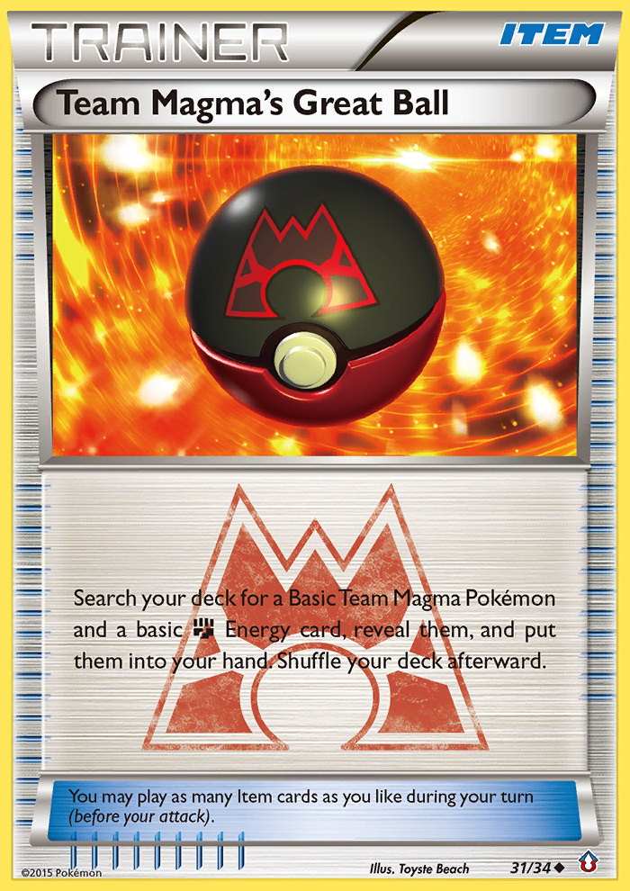 Team Magma's Great Ball (31/34) [XY: Double Crisis] | North of Exile Games