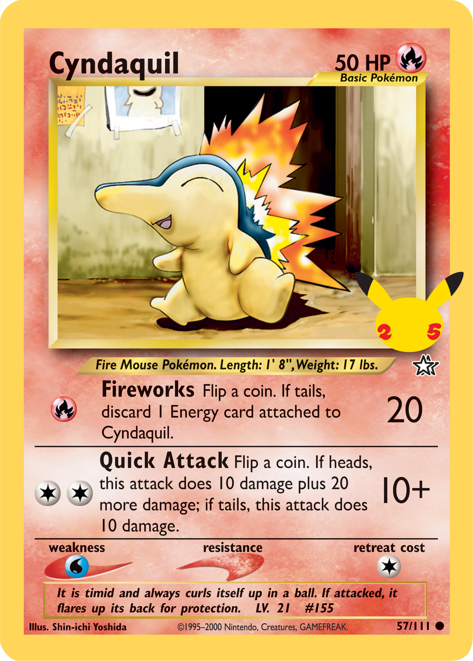 Cyndaquil (57/111) [First Partner Pack] | North of Exile Games