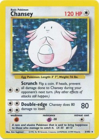 Chansey (3/102) [Base Set Unlimited] | North of Exile Games