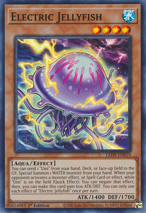 Electric Jellyfish [LED9-EN019] Super Rare | North of Exile Games