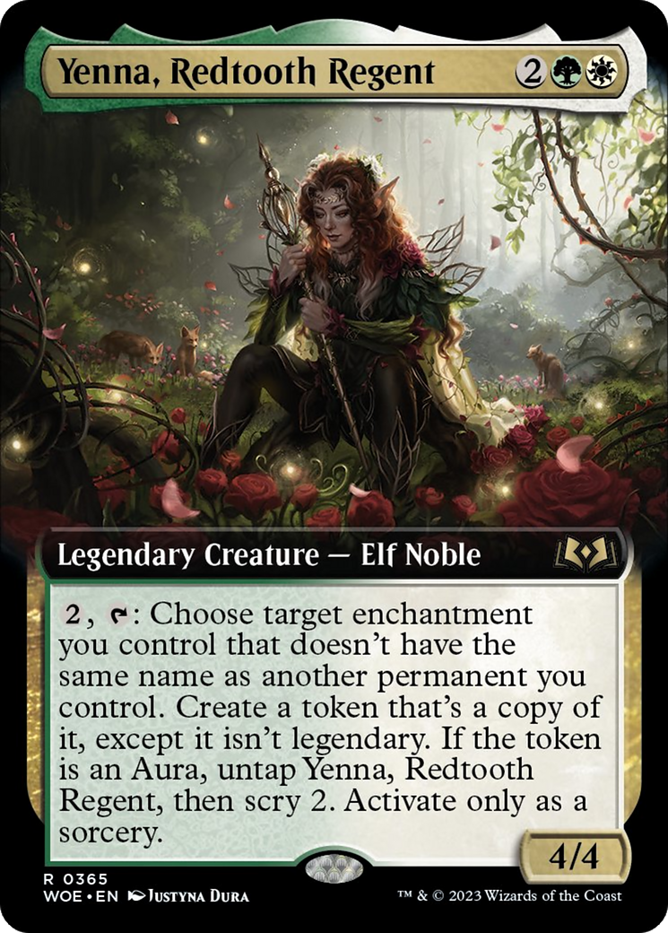 Yenna, Redtooth Regent (Extended Art) [Wilds of Eldraine] | North of Exile Games
