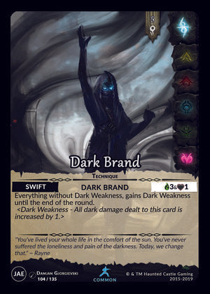 Dark Brand (JAE,  104/135) | North of Exile Games