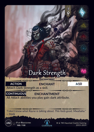 Dark Strength (JAE,  105/135) | North of Exile Games