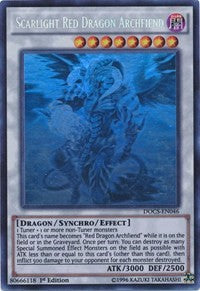 Scarlight Red Dragon Archfiend (Ghost) [DOCS-EN046] Ghost Rare | North of Exile Games