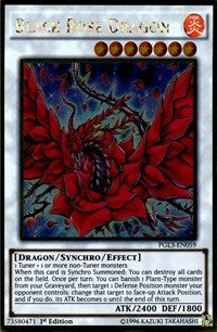 Black Rose Dragon [PGL3-EN059] Gold Rare | North of Exile Games
