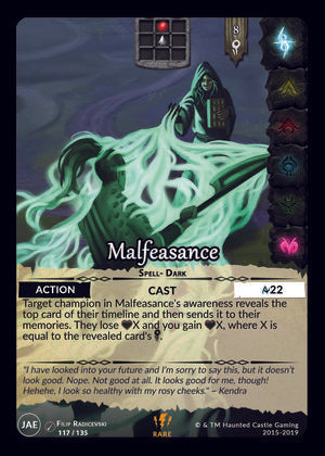 Malfeasance (JAE,  117/135) | North of Exile Games