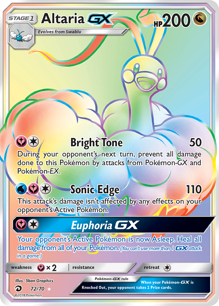Altaria GX (72/70) [Sun & Moon: Dragon Majesty] | North of Exile Games