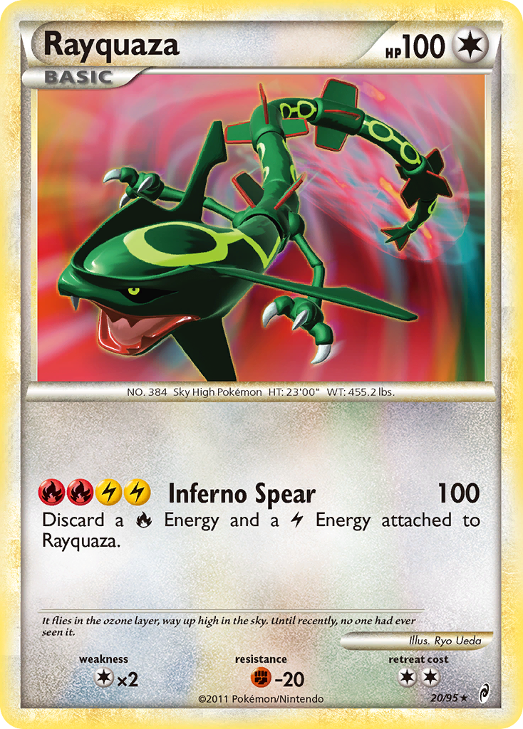 Rayquaza (20/95) [HeartGold & SoulSilver: Call of Legends] | North of Exile Games