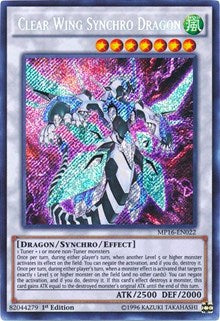 Clear Wing Synchro Dragon [MP16-EN022] Secret Rare | North of Exile Games