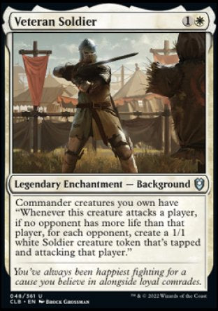 Veteran Soldier [Commander Legends: Battle for Baldur's Gate] | North of Exile Games
