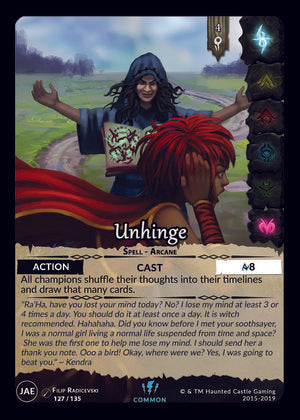 Unhinge (JAE,  127/135) | North of Exile Games