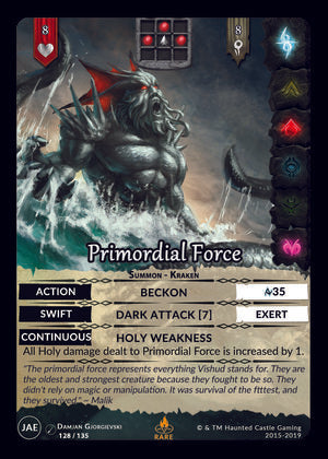 Primordial Force (JAE,  128/135) | North of Exile Games