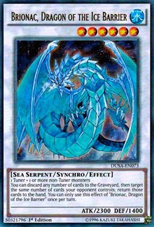 Brionac, Dragon of the Ice Barrier [DUSA-EN073] Ultra Rare | North of Exile Games