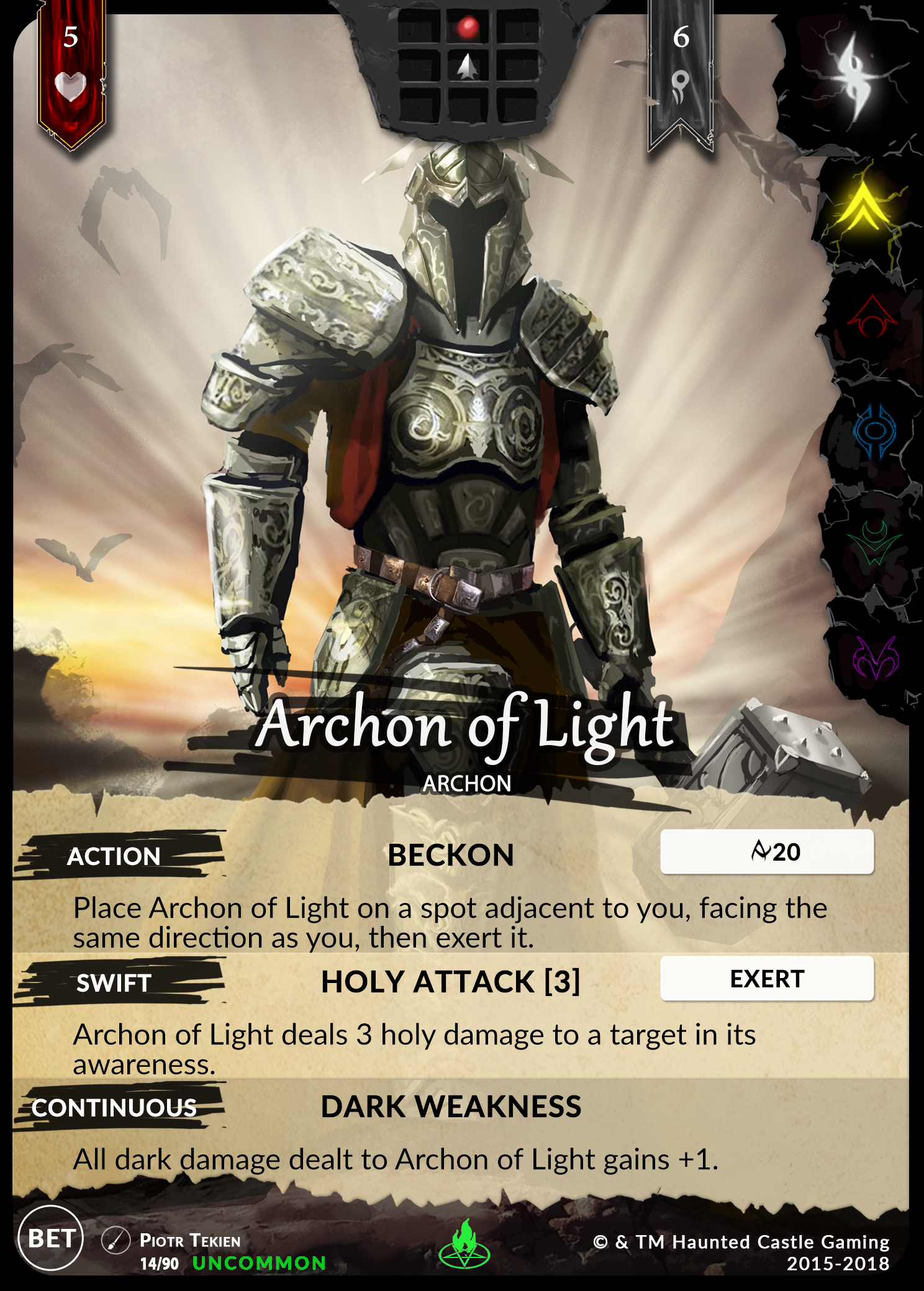 Archon Of Light (Beta, 14/90) | North of Exile Games