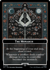 The Monarch // Treasure Double-Sided Token [The Lord of the Rings: Tales of Middle-Earth Commander Tokens] | North of Exile Games