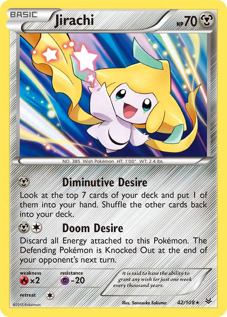 Jirachi (42/108) [XY: Roaring Skies] | North of Exile Games