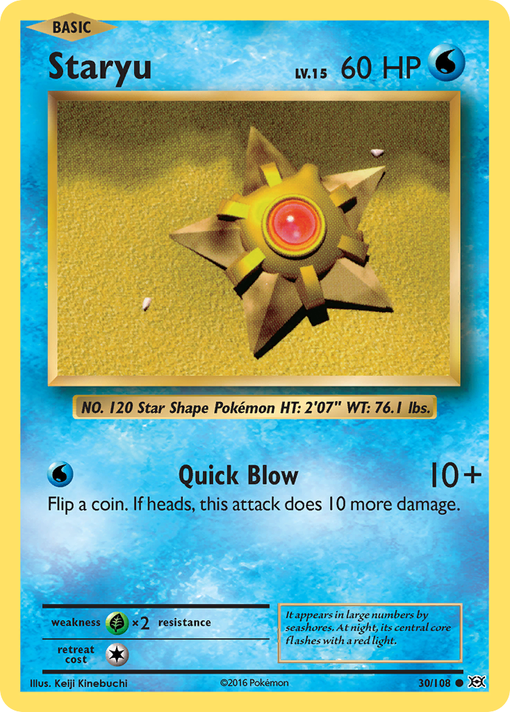 Staryu (30/108) [XY: Evolutions] | North of Exile Games