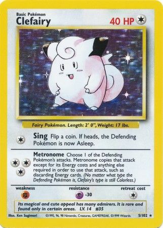 Clefairy (5/102) [Base Set Unlimited] | North of Exile Games