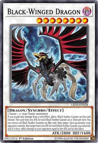 Black-Winged Dragon [LED3-EN028] Common | North of Exile Games