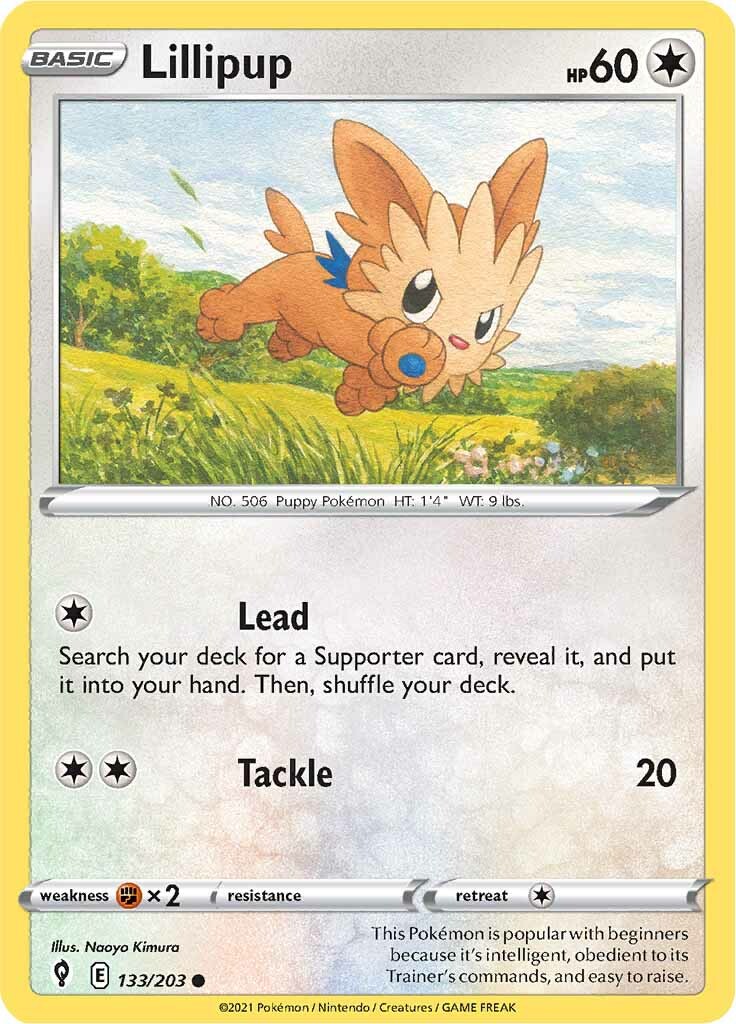 Lillipup (133/203) [Sword & Shield: Evolving Skies] | North of Exile Games