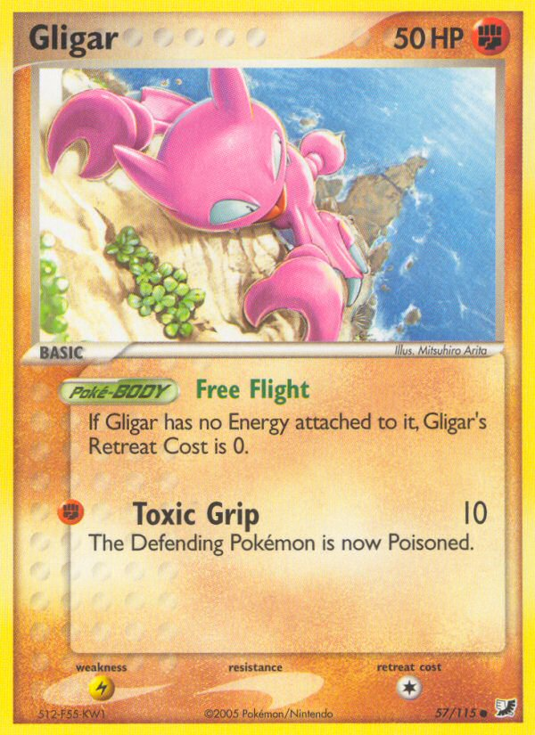 Gligar (57/115) [EX: Unseen Forces] | North of Exile Games