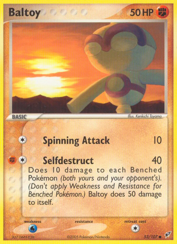 Baltoy (53/107) [EX: Deoxys] | North of Exile Games