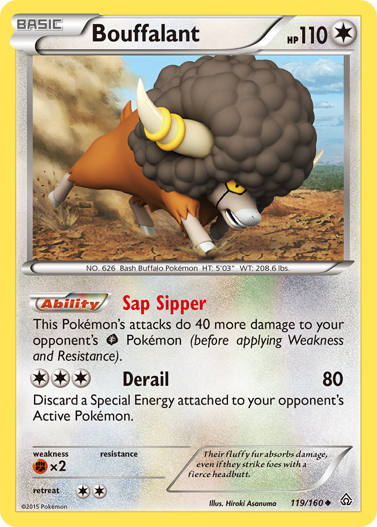 Bouffalant (119/160) [XY: Primal Clash] | North of Exile Games