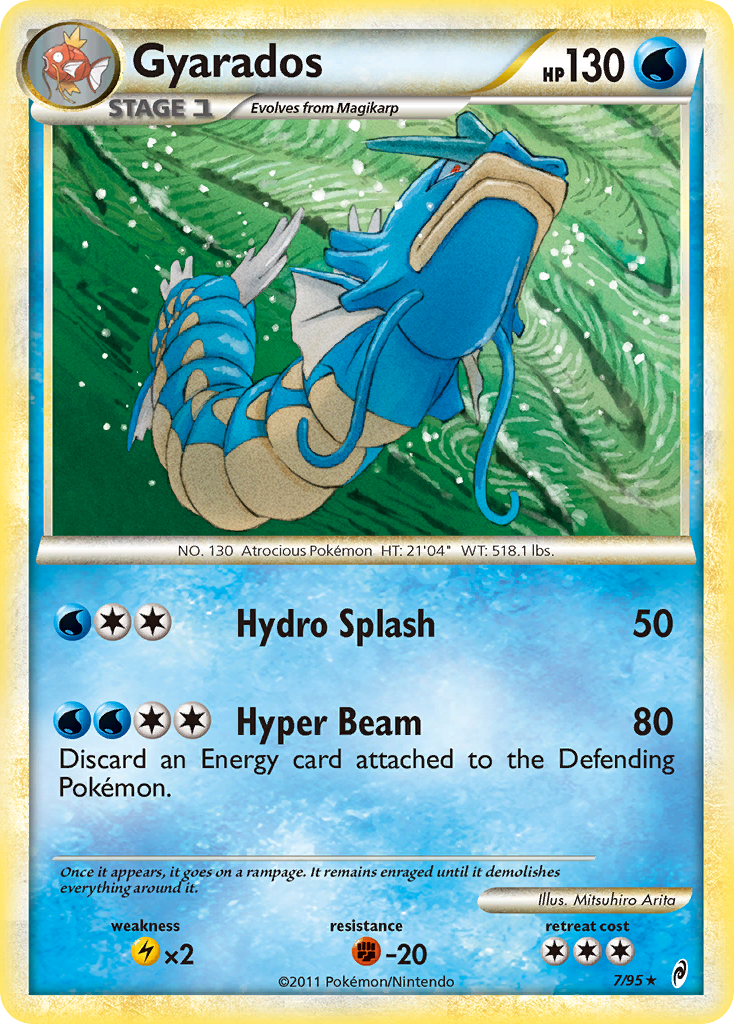 Gyarados (7/95) [HeartGold & SoulSilver: Call of Legends] | North of Exile Games