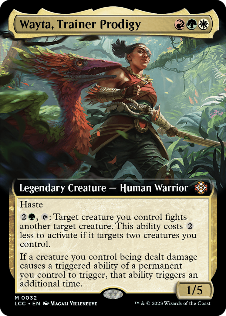 Wayta, Trainer Prodigy (Extended Art) [The Lost Caverns of Ixalan Commander] | North of Exile Games