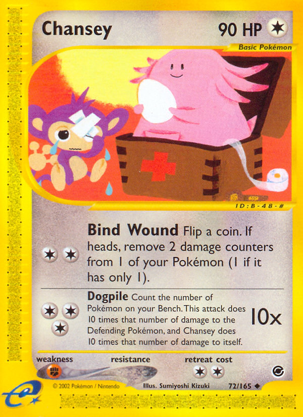 Chansey (72/165) [Expedition: Base Set] | North of Exile Games