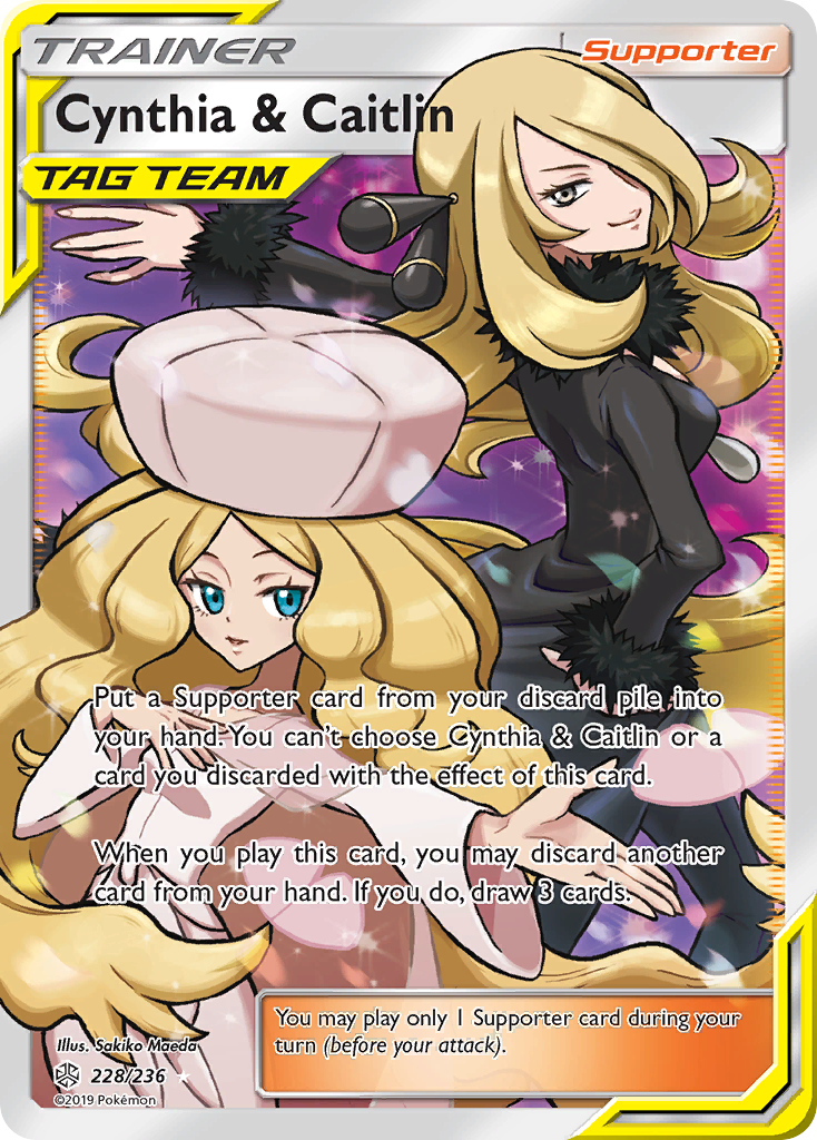 Cynthia & Caitlin (228/236) [Sun & Moon: Cosmic Eclipse] | North of Exile Games