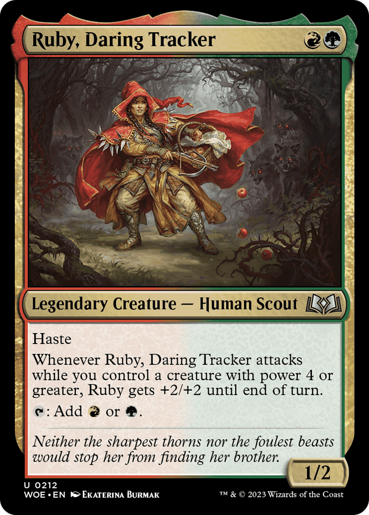 Ruby, Daring Tracker [Wilds of Eldraine] | North of Exile Games