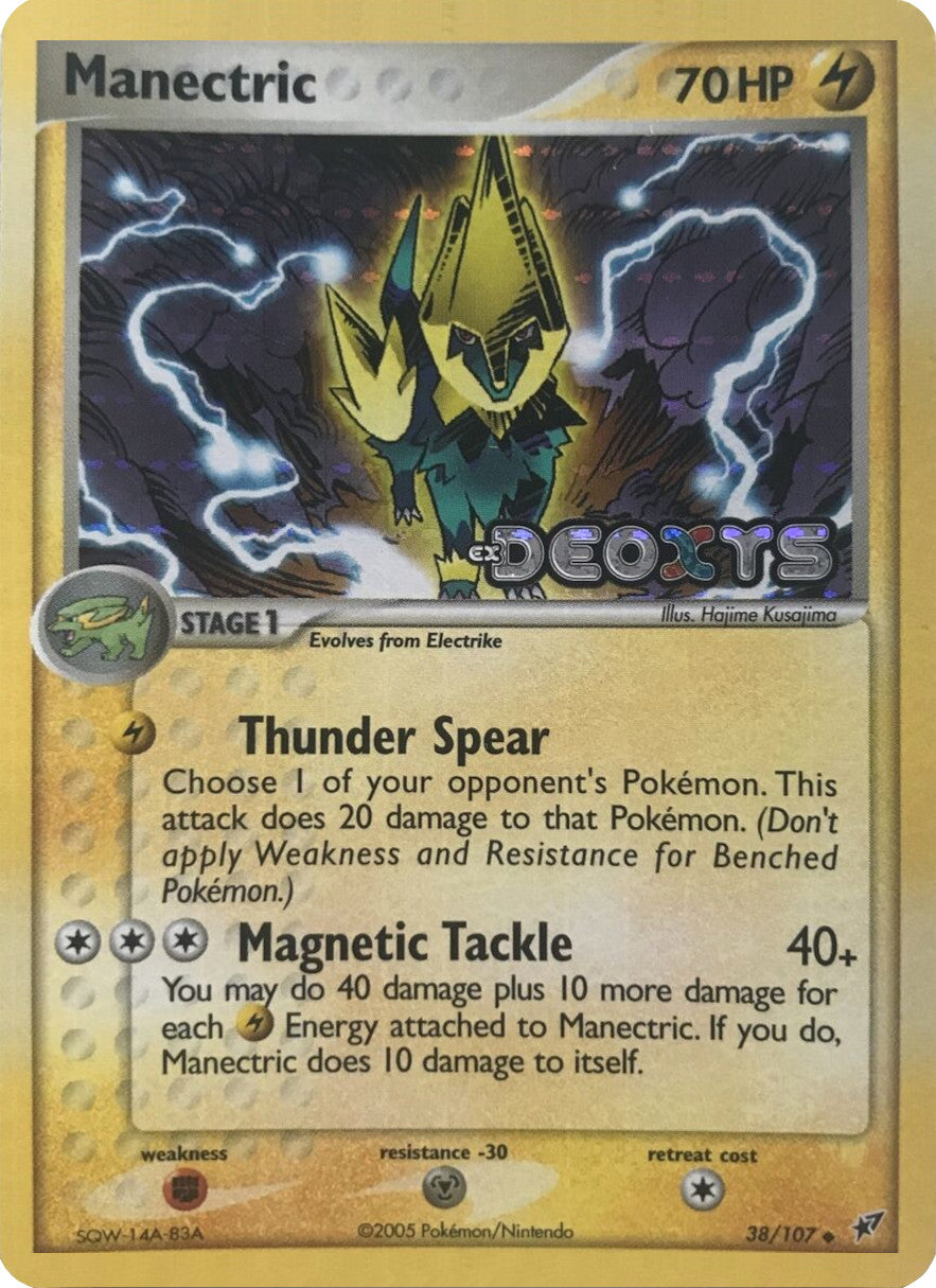 Manectric (38/107) (Stamped) [EX: Deoxys] | North of Exile Games