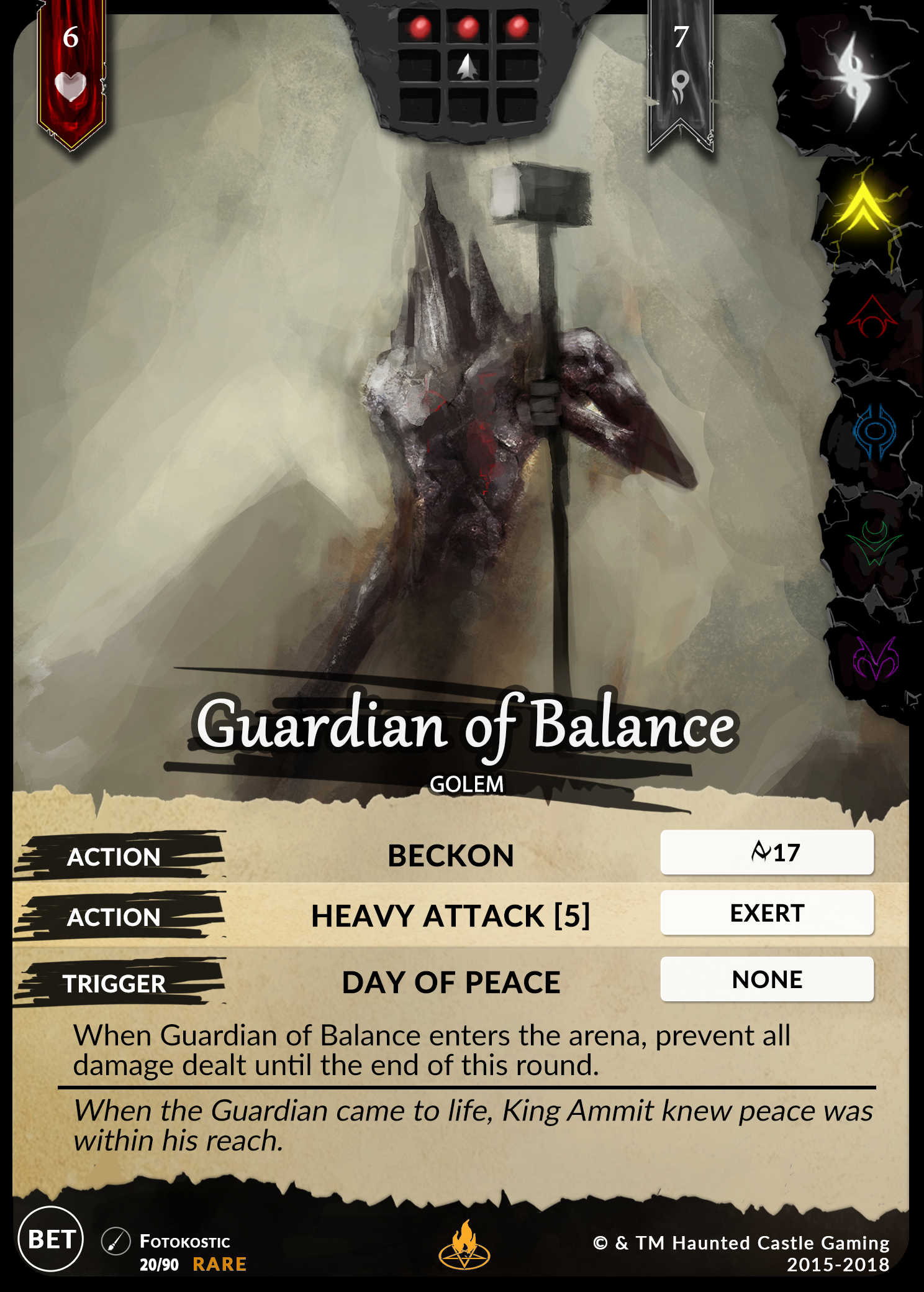 Guardian Of Balance (Beta, 20/90) | North of Exile Games