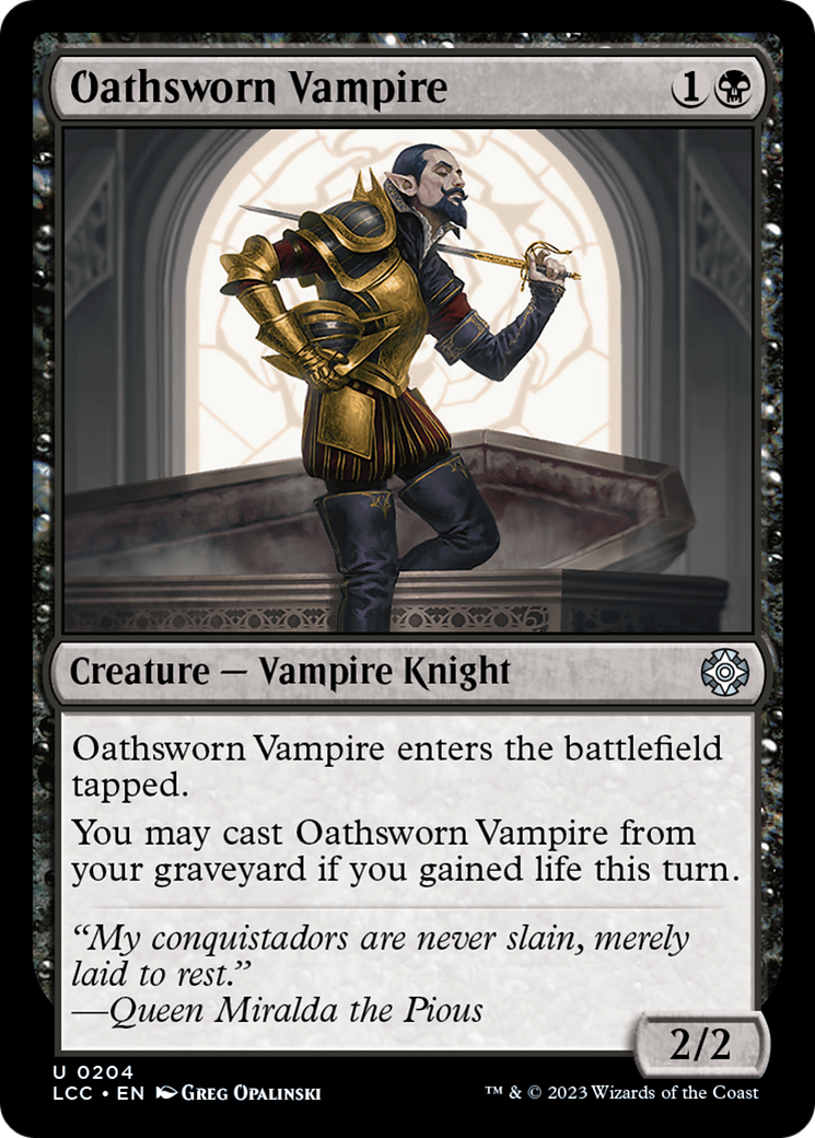 Oathsworn Vampire [The Lost Caverns of Ixalan Commander] | North of Exile Games