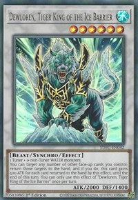 Dewloren, Tiger King of the Ice Barrier [SDFC-EN042] Ultra Rare | North of Exile Games