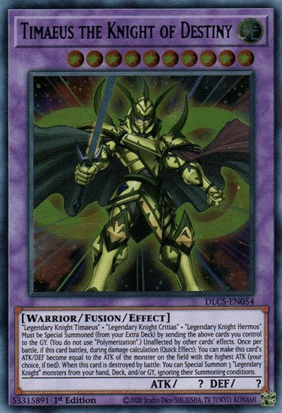 Timaeus the Knight of Destiny [DLCS-EN054] Ultra Rare | North of Exile Games