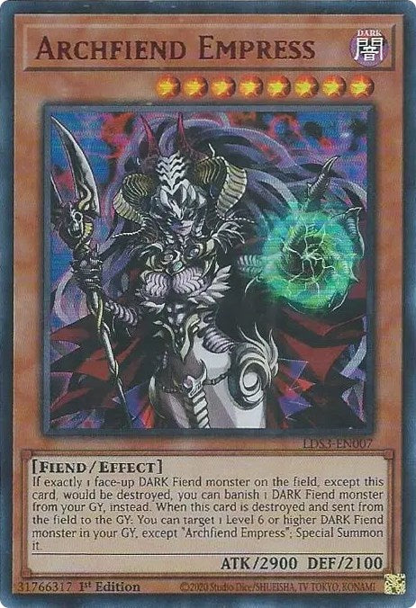 Archfiend Empress (Red) [LDS3-EN007] Ultra Rare | North of Exile Games