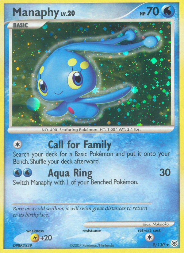 Manaphy (9/130) [Diamond & Pearl: Base Set] | North of Exile Games