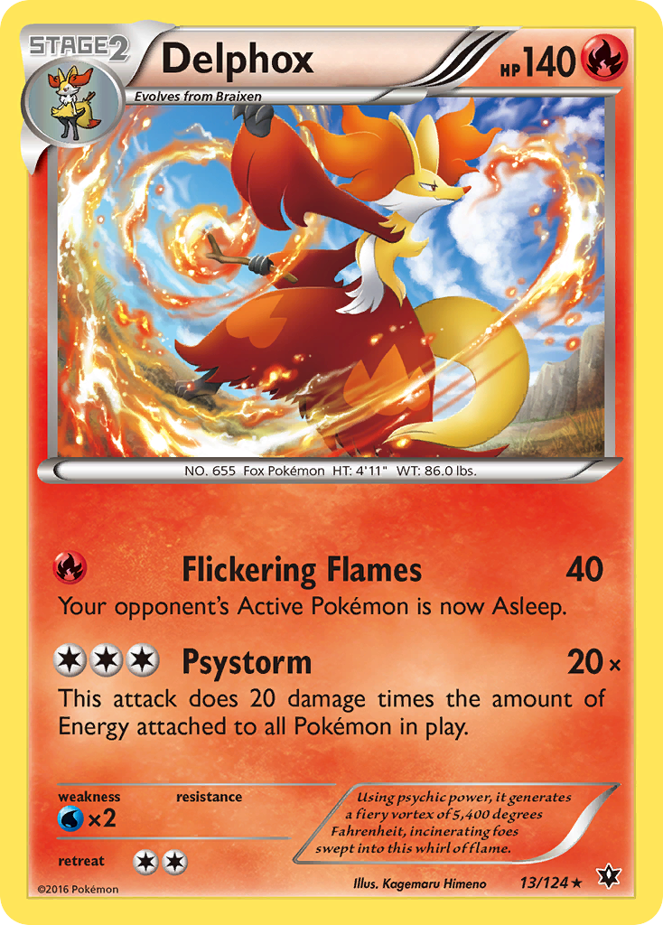 Delphox (13/124) [XY: Fates Collide] | North of Exile Games
