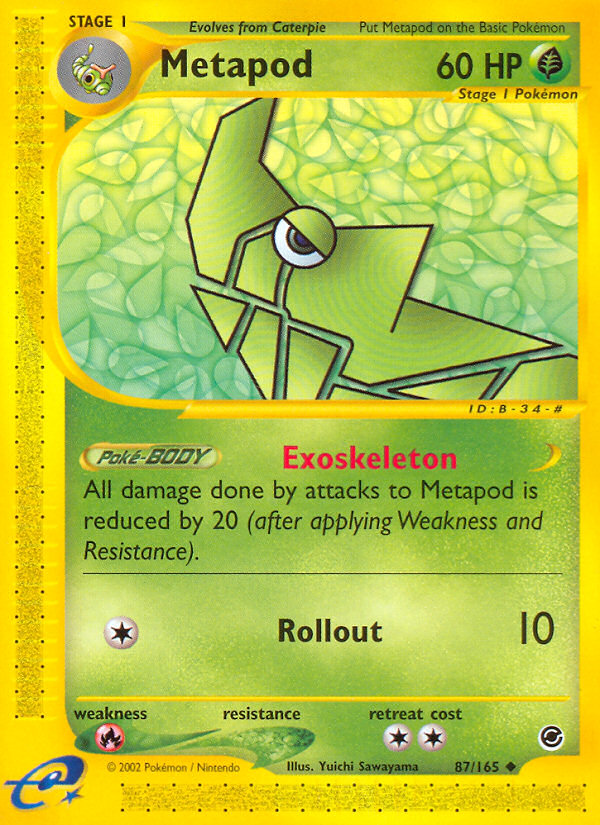 Metapod (87/165) [Expedition: Base Set] | North of Exile Games