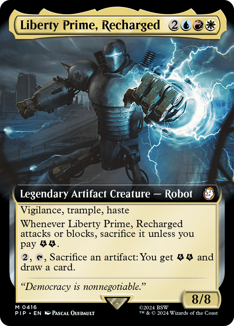 Liberty Prime, Recharged (Extended Art) [Fallout] | North of Exile Games